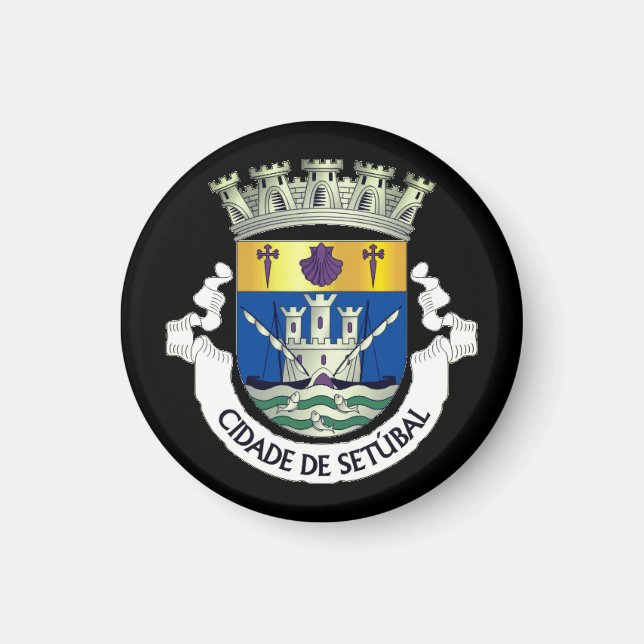 Íman Casaco de Armas de Setúbal, PORTUGAL (Frente)