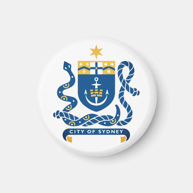Íman Casaco de Armas de Sidney, Austrália (Frente)