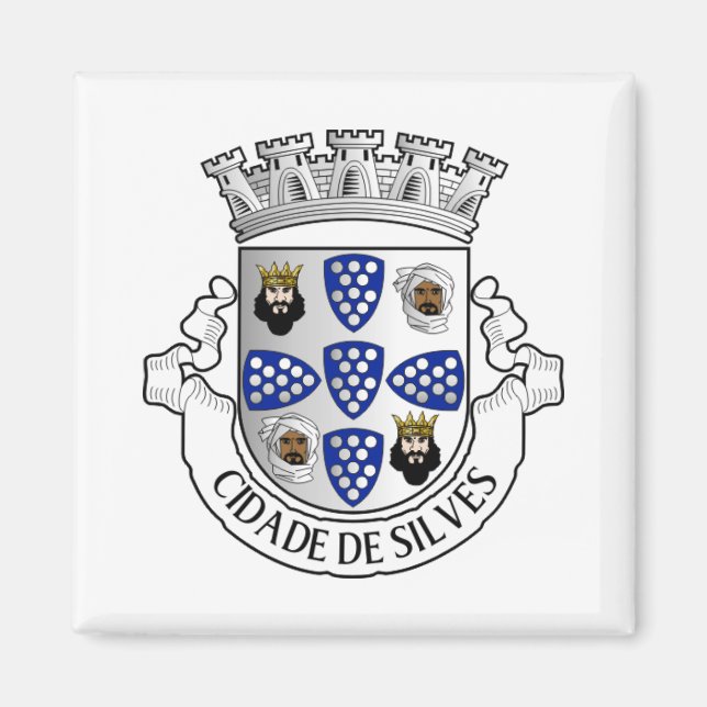 Íman Casaco de armas de Silves, Portugal (Frente)