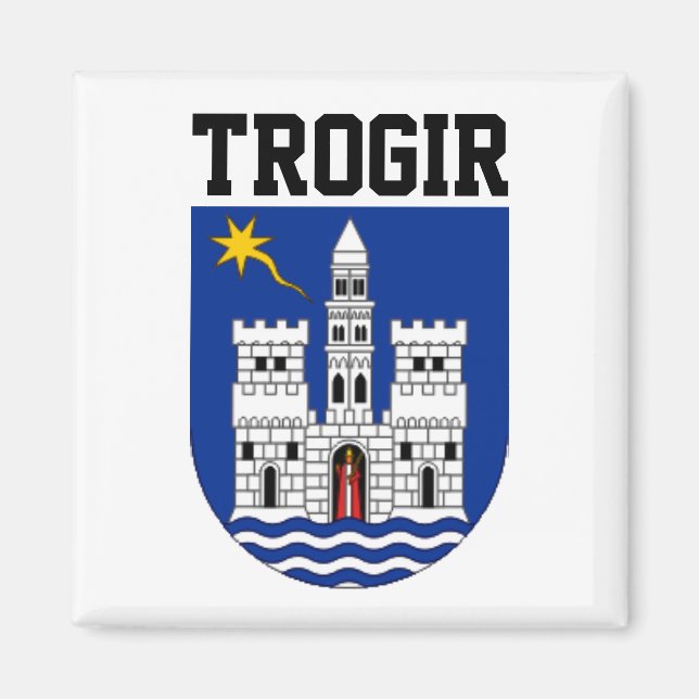 Íman Casaco de Armas de Trogir, Croácia (Frente)