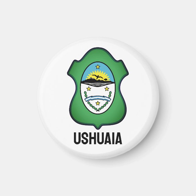 Íman Casaco de armas de Ushuaia - Argentina (Frente)