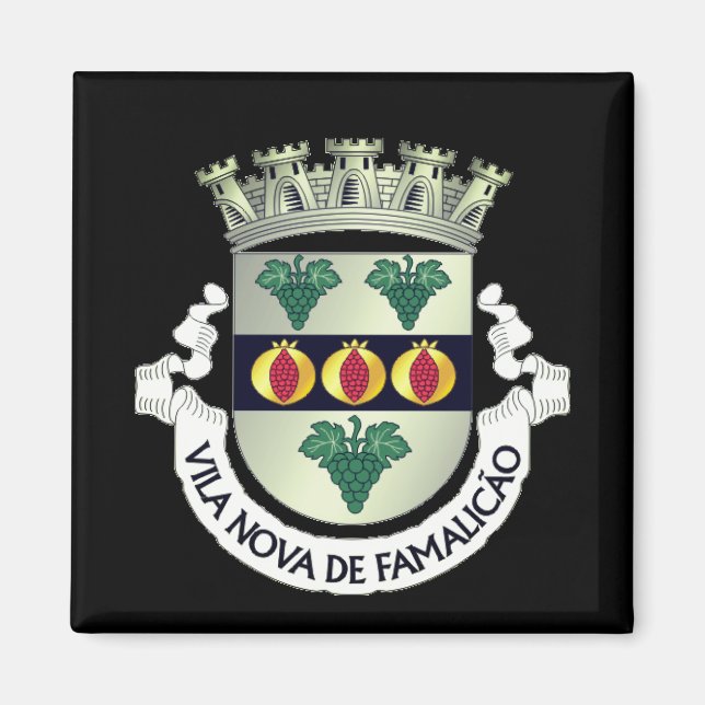 Íman Casaco de Armas de Vila Nova de Famalicão, PORTUGA (Frente)