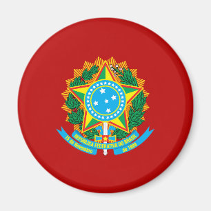 Íman casaco de armas do Brasil