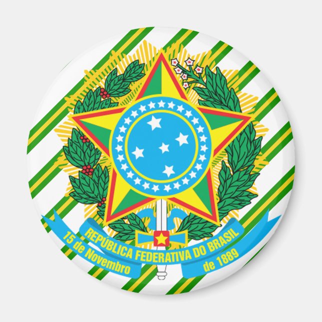 Íman Casaco de armas do Brasil (Frente)