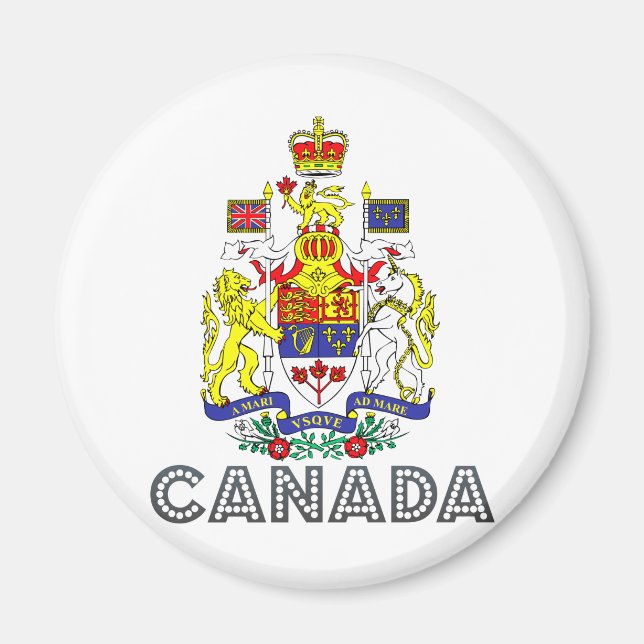 Íman Casaco de armas do Canadá (Frente)