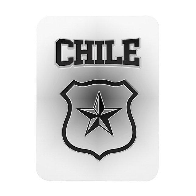 Íman Casaco de Armas do Chile (Vertical)
