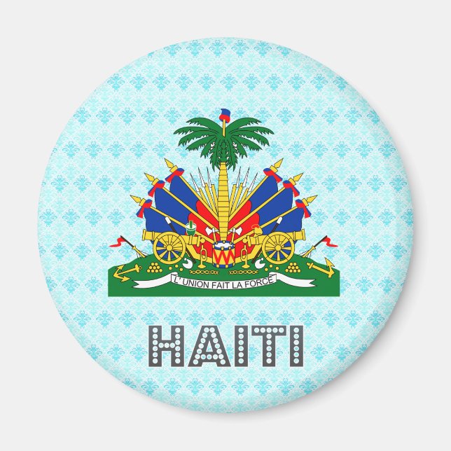 Íman Casaco de armas do Haiti (Frente)