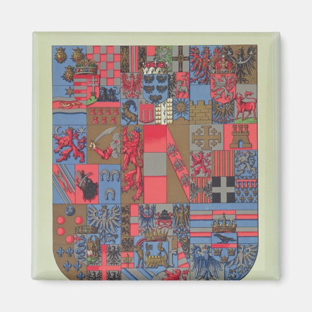 Íman Casaco de Armas do Império Austro-Húngaro (Frente)