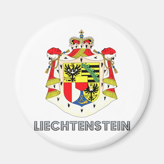 Íman Casaco de armas do Liechtenstein (Frente)
