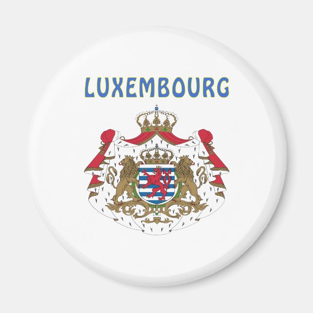 Íman CASACO De Armas Do LUXEMBURGO (Frente)