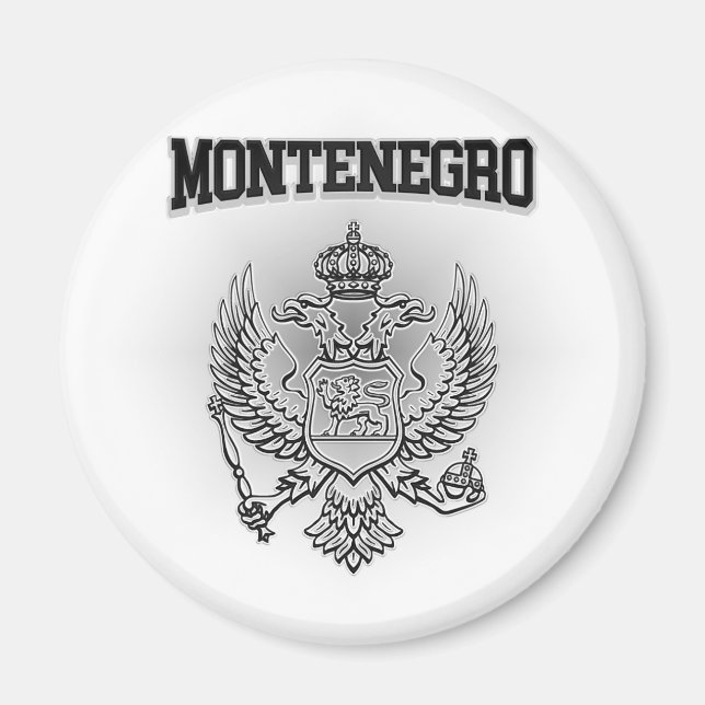 Íman Casaco de armas do Montenegro (Frente)