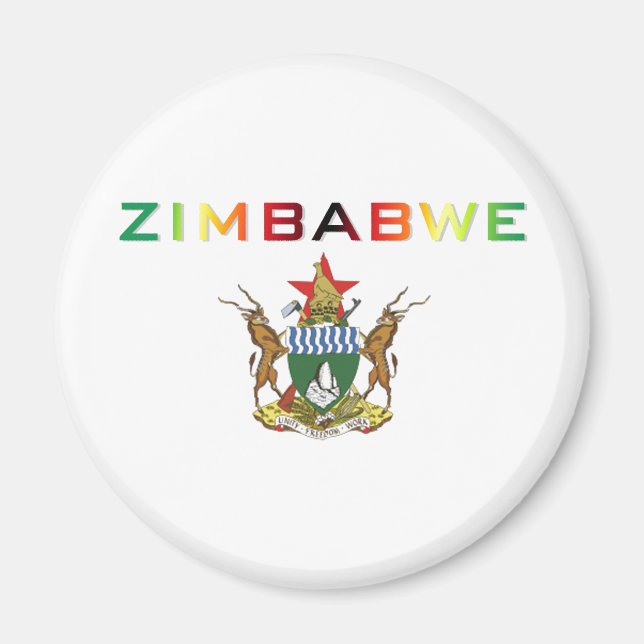Íman Casaco de armas do Zimbabué (Frente)
