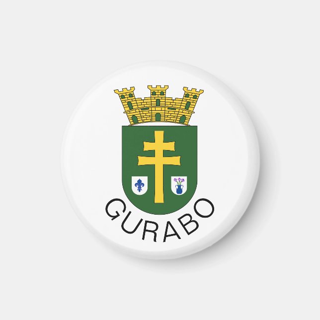Íman Casaco de armas Gurabo, Porto Rico (Frente)