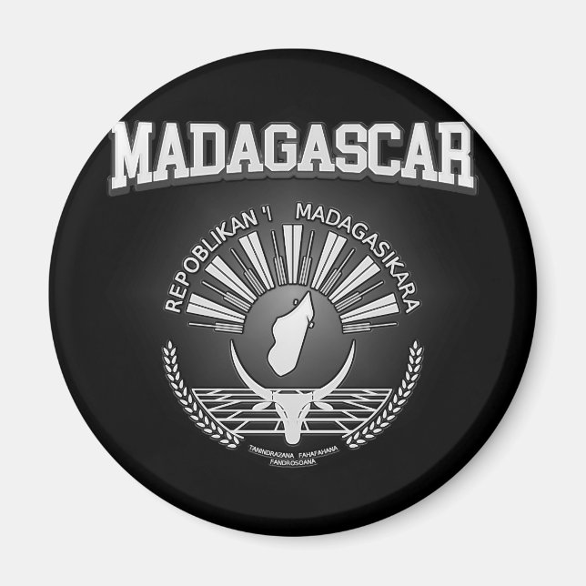 Íman Casaco de Armas Madagáscar (Frente)
