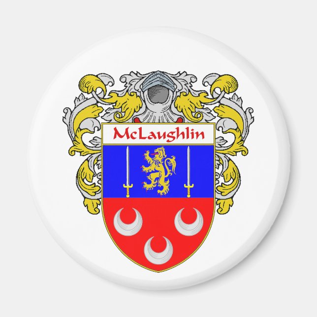 Íman Casaco de Armas McLaughlin (Mantled) (Frente)
