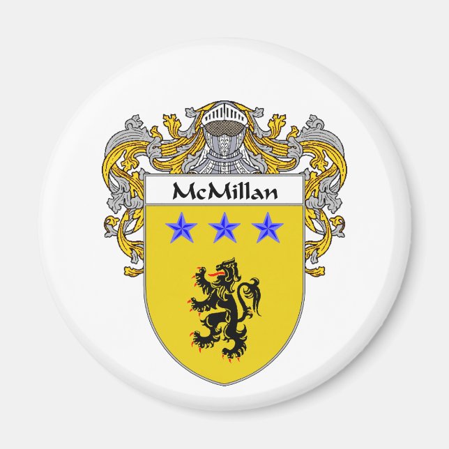 Íman Casaco de Armas McMillan (Mantled) (Frente)