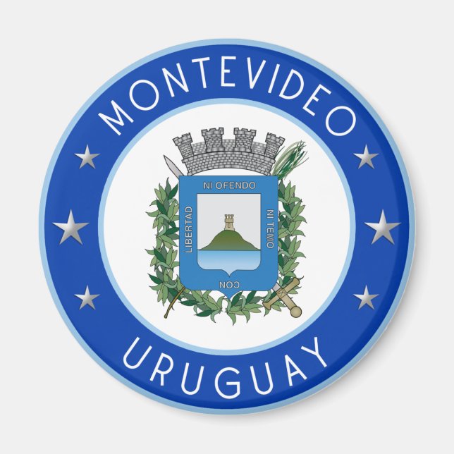 Íman Casaco De Armas Montevideu (Frente)