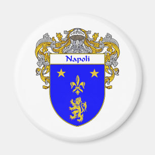 Íman Casaco de Armas Napoli (Mantled)