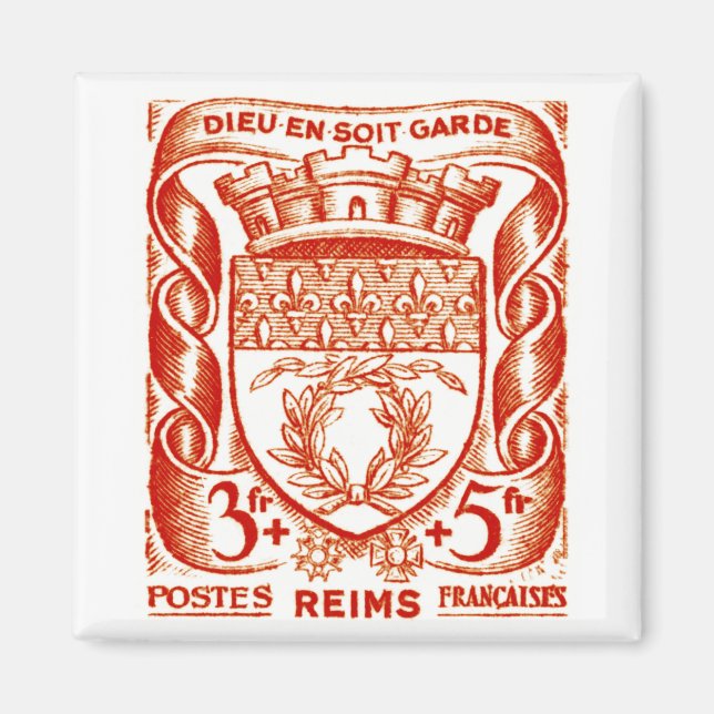 Íman Casaco de Armas, Reims França (Frente)