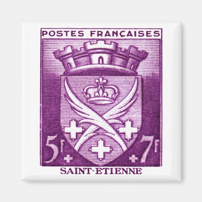 Íman Casaco de Armas, Santo Etienne França (Frente)