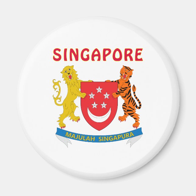 Íman Casaco De Armas SINGAPURA (Frente)