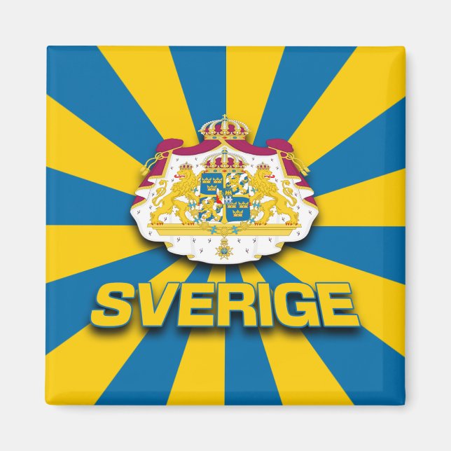 Íman Casaco de armas Sverige (Frente)