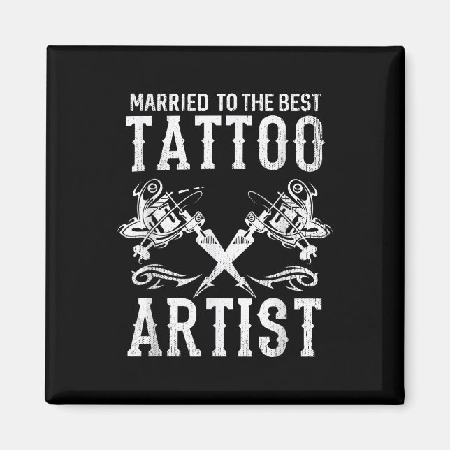 Íman Casado Com A Esposa Ou Marido Da Melhor Tatuagem (Frente)