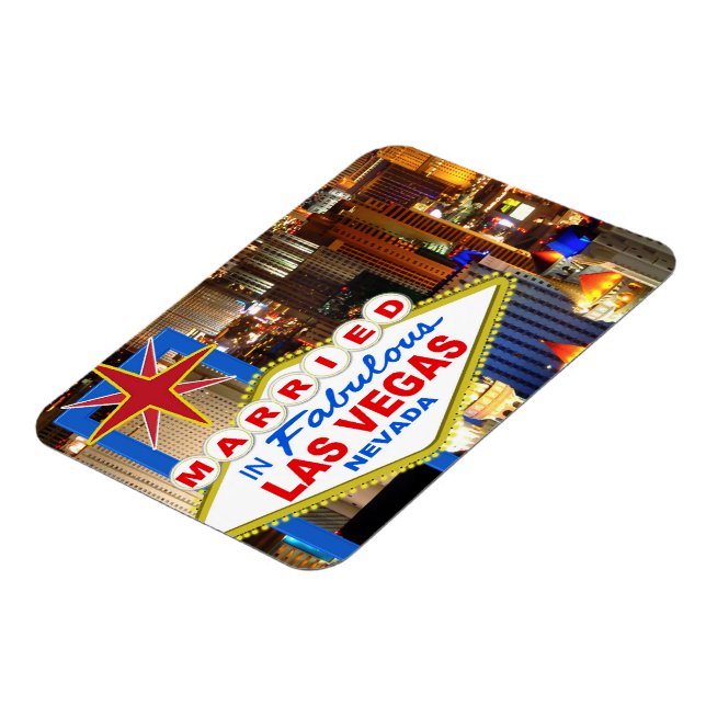 Íman Casado Com Magnet Refrigerador Em Vegas (Left Side)