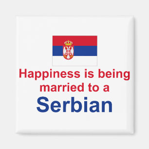 Íman Casado feliz a um sérvio