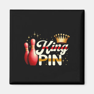 Íman Casais Bowler League Boliche King Pin Vestindo Cro