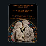 Íman Casais de casamento personalizados<br><div class="desc">Convite personalizado para casais de casamento [d668c6045133]</div>