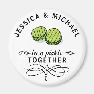 Íman Casais em um picles Personalizado