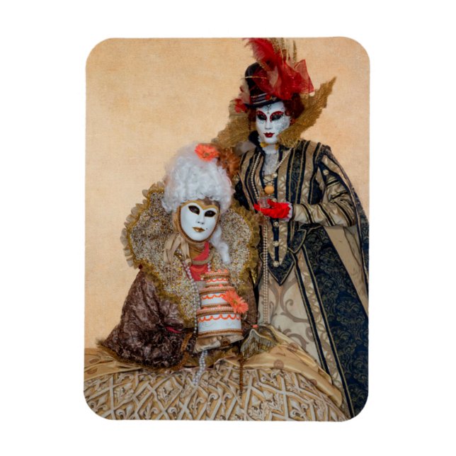 Íman Casal com Fantasia de Carnaval, Veneza (Vertical)