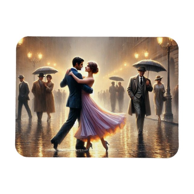 Íman Casal dançando na chuva (Horizontal)