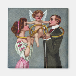 Íman Casal das relações do Cupido com corrente