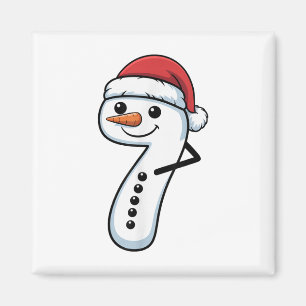 Íman Casal de boneco de neve de Natal Meme corresponden