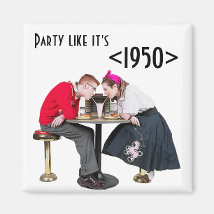 Íman casal de Compro Soda da década de 1950