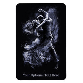 Íman Casal de dança de texto personalizado
