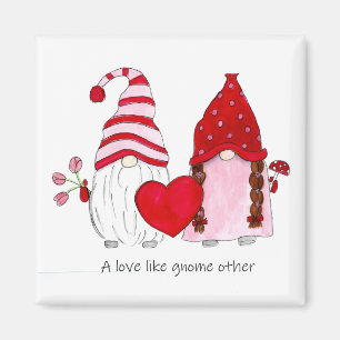 Íman Casal de Gnome Um amor como gnomo outro