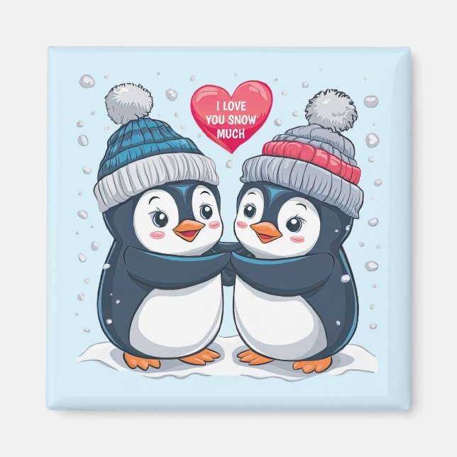 Íman Casal de pinguim (Frente)