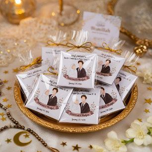 Íman Casal muçulmano Quran Cita Casamento Islâmico Nika