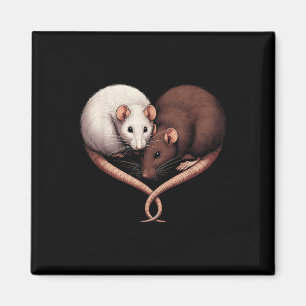 Íman Casal Pequeno Roedor Pet Feliz Rato Bonito