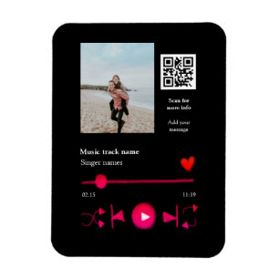 Íman Casal personalizado do player de música