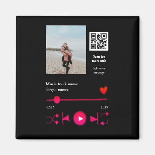 Íman Casal personalizado do player de música