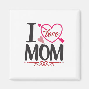 Íman Casal Presente Eu Amo Mamãe