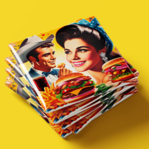 Íman Casal Retro de Fast Food