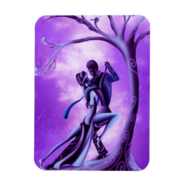 Íman Casal Romântico Dança o Tango (Vertical)