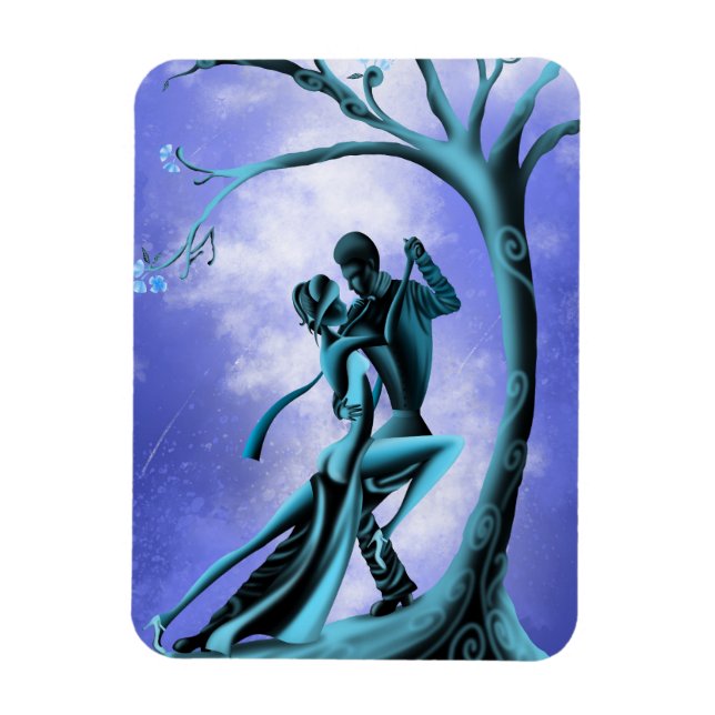 Íman Casal Romântico Dança o Tango (Vertical)