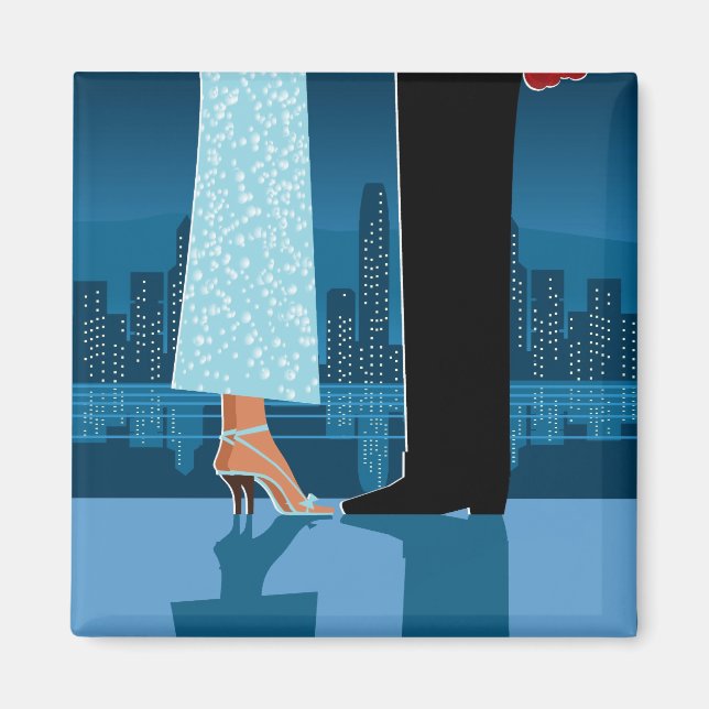 Íman Casal romântico na cidade (Frente)