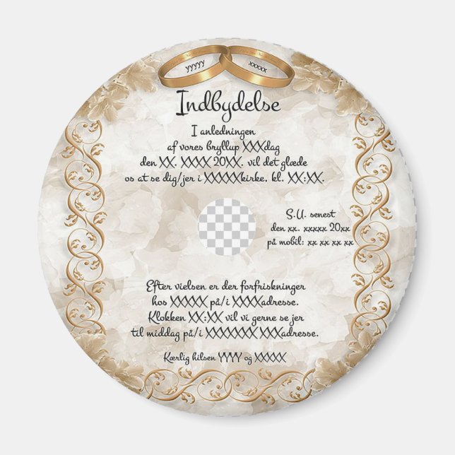 Íman casamento (Frente)